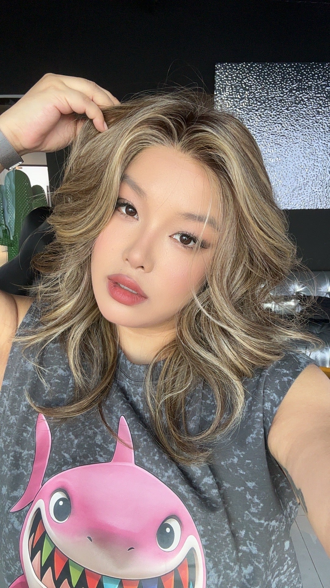 JBEXTENSION APRIL MONO Monofilament Handmade Wig 6X5 Full Monofilament Hand Tied Top Wig 18 Inches Hazelnut Mono Lace Wig With Anti-slip Silicone Strips Glueless Wig APRIL MONO HAZELNUT【BENDY EAR TABS】