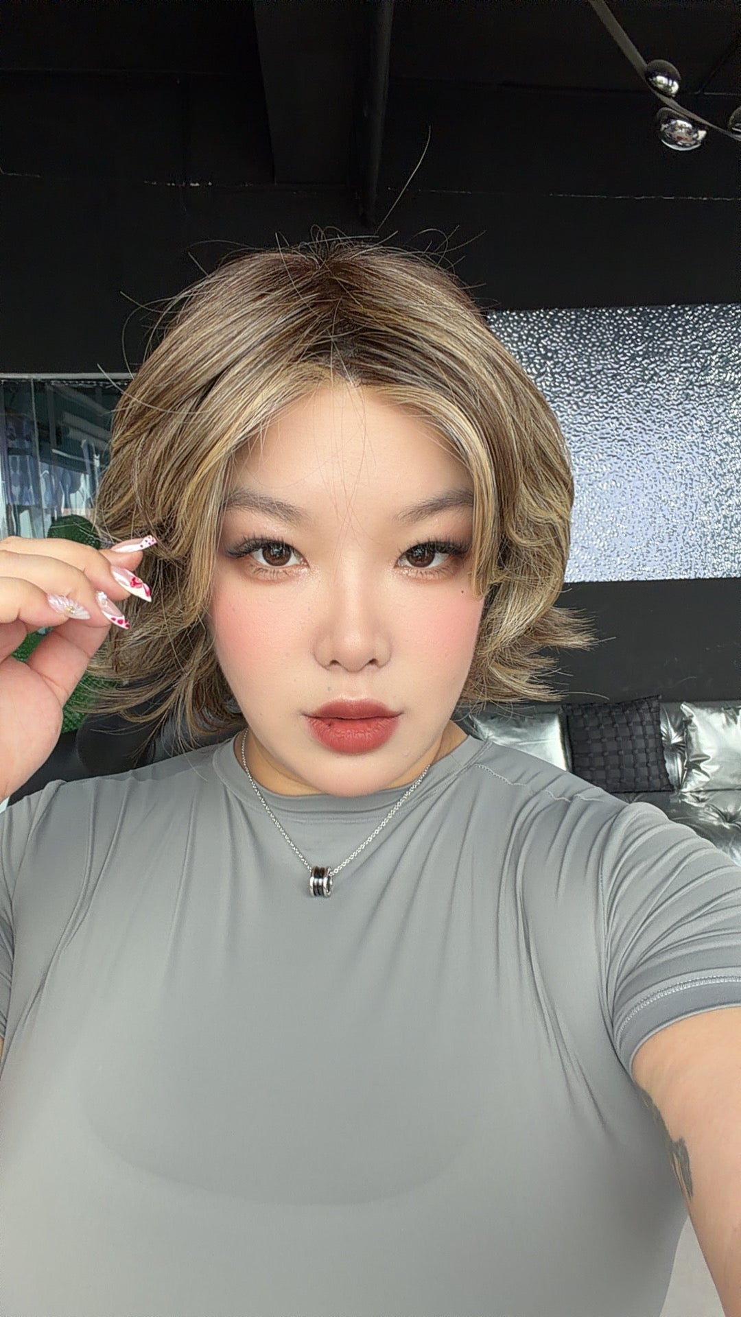 JBEXTENSION ZOE MONO Monofilament Handmade Wig 6X5 Full Monofilament Hand Tied Top Wig 11 Inches Hazelnut Mono Lace Wig with Anti-slip Silicone Strips Glueless Wig ZOE MONO - HAZELNUT【BENDY EAR TABS】
