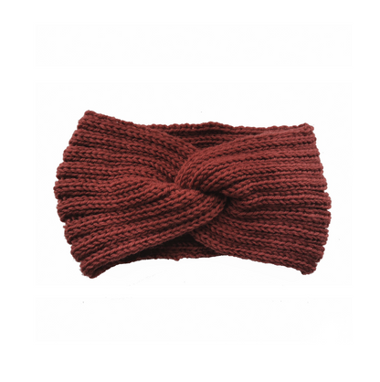 JBextension Simple Style Plain Color Hair Band with KnotDesign As Gift , Extra Wide Headbands for Women Non-Slip, Large Twist Knotted Stretchy Wraps Head Bands Hair Accessories