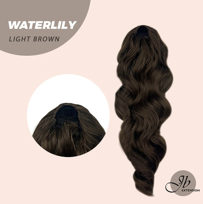 JBEXTENSION 22 Inches Ponytail Coulisse Curly WATERLILY