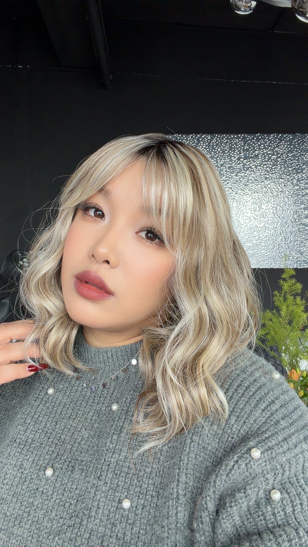 JBEXTENSION JUSTYNA MONO Monofilament Handmade Wig 6X5 Full Monofilament Hand Tied Top Wig 13 Inches Dark Blonde Mono Lace Wig with Anti-slip Silicone Strips Glueless Wig JUSTYNA MONO - DARK BLONDE【BENDY EAR TABS】