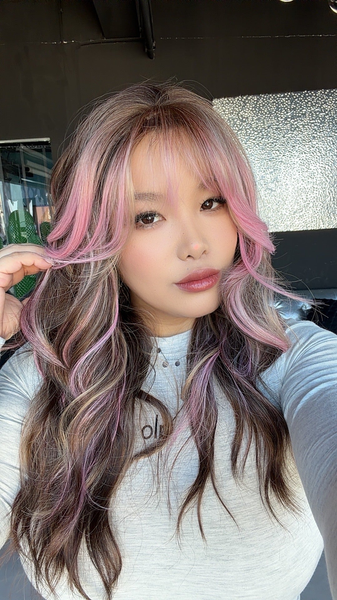 JBEXTENSION 22 Inches Scalpiana Camel Pink 3.5X4 Hard Silky Top Natural Scalp Effect Women Wig with Bangs CLAIRE SILKY TOP - CAMEL PINK