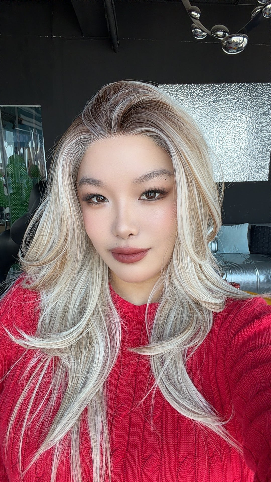 JBEXTENSION 24 Inches Butter Milk Pre-Cut Arc Snowflake Lace Frontlace Glueless Wig KATE【BENDY EAR TABS】