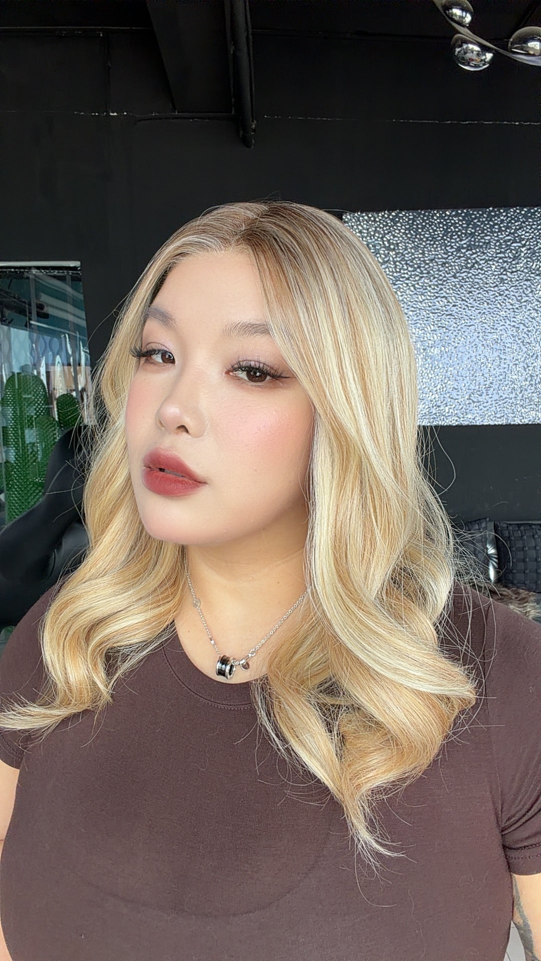 JBEXTENSION BRIDGETTE MONO Monofilament Handmade Wig 6X5 Full Monofilament Hand Tied Top Wig 16 Inches Curly Honey Blonde Mono Lace Wig with Anti-slip Silicone Strips Glueless Wig BRIDGETTE MONO【BENDY EAR TABS】