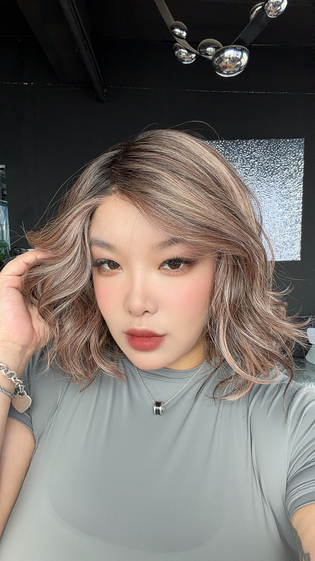 JBEXTENSION JOCELYN MONO Monofilament Handmade Wig 6X5 Full Monofilament Hand Tied Top Wig 11 Inches Pine Cones Mono Lace Wig with Anti-slip Silicone Strips Glueless Wig JOCELYN MONO【BENDY EAR TABS】