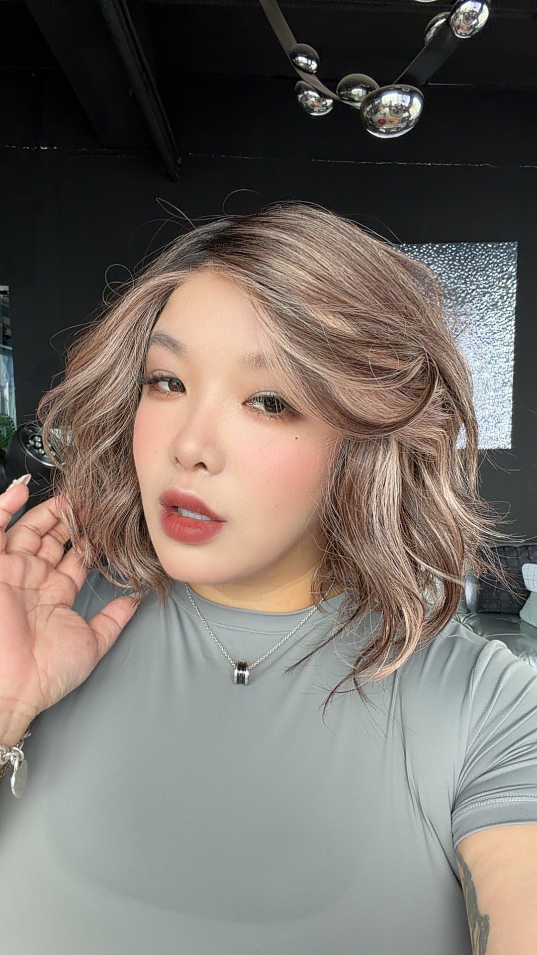 JBEXTENSION JOCELYN MONO Monofilament Handmade Wig 6X5 Full Monofilament Hand Tied Top Wig 11 Inches Pine Cones Mono Lace Wig with Anti-slip Silicone Strips Glueless Wig JOCELYN MONO【BENDY EAR TABS】