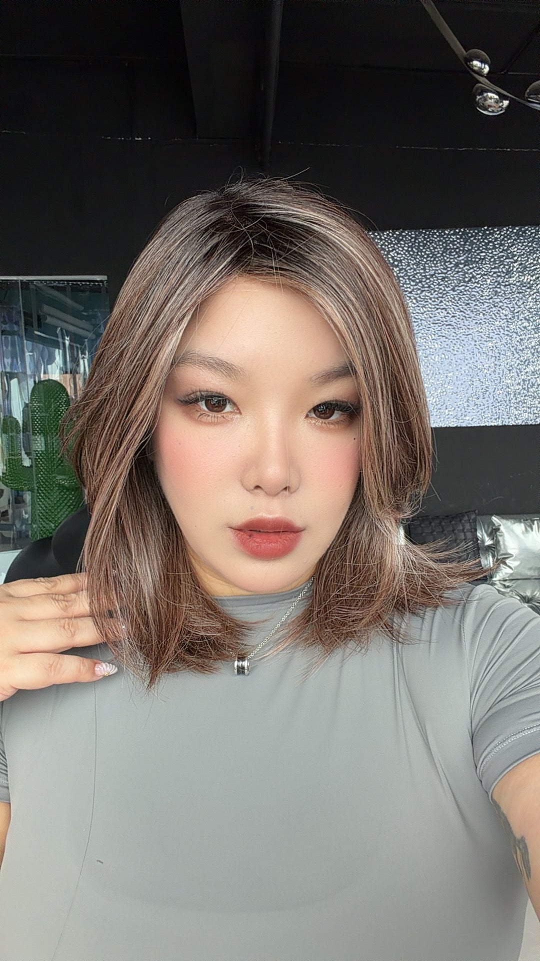 [PRE-ORDER] JBEXTENSION MAY MONO Monofilament Handmade Wig 6X5 Full Monofilament Hand Tied Top Wig 14 Inches Pine Cones Mono Lace Wig with Anti-slip Silicone Strips Glueless Wig MAY MONO - PINE CONES【BENDY EAR TABS】