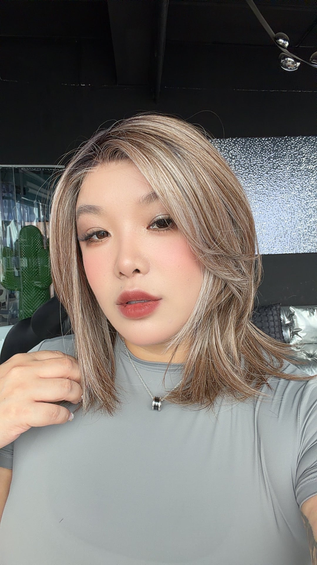[PRE-ORDER] JBEXTENSION MAY MONO Monofilament Handmade Wig 6X5 Full Monofilament Hand Tied Top Wig 14 Inches Maple Brown Mono Lace Wig with Anti-slip Silicone Strips Glueless Wig MAY MONO - MAPLE BROWN【BENDY EAR TABS】
