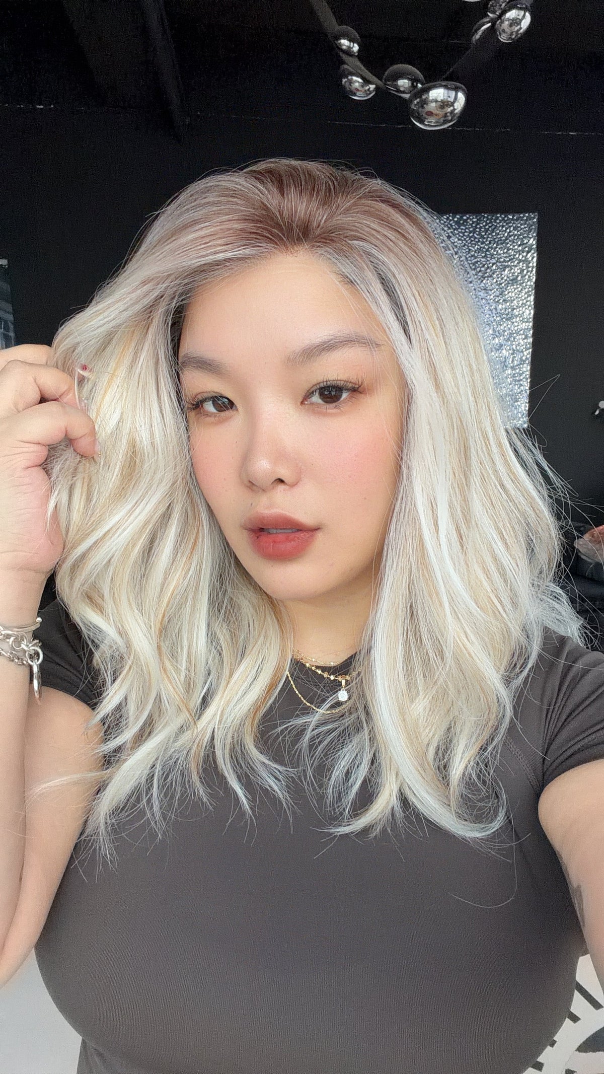 JBEXTENSION REAGAN MONO Monofilament Handmade Wig 6X5 Full Monofilament Hand Tied Top Wig 18 Inches Butter Milk Curly Mono Lace Wig with Anti-slip Silicone Strips Glueless Wig REAGAN MONO - BUTTER MILK【BENDY EAR TABS】
