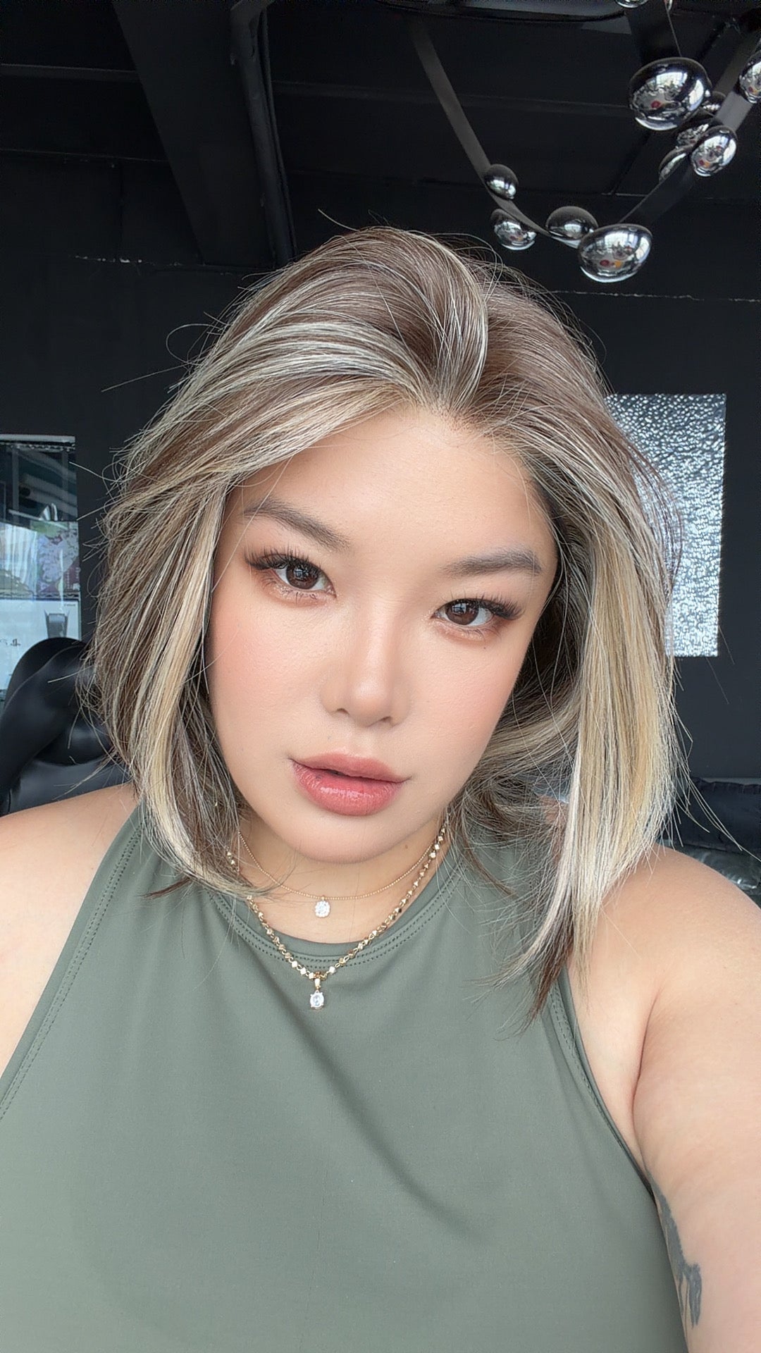 JBEXTENSION 12 Inches Bob Cut Bright Hazelnut Pre-Cut 13X6 Free Part Snowflake Lace Frontlace Glueless Wig KHLOE PRO - BRIGHT HAZELNUT【BENDY EAR TABS】