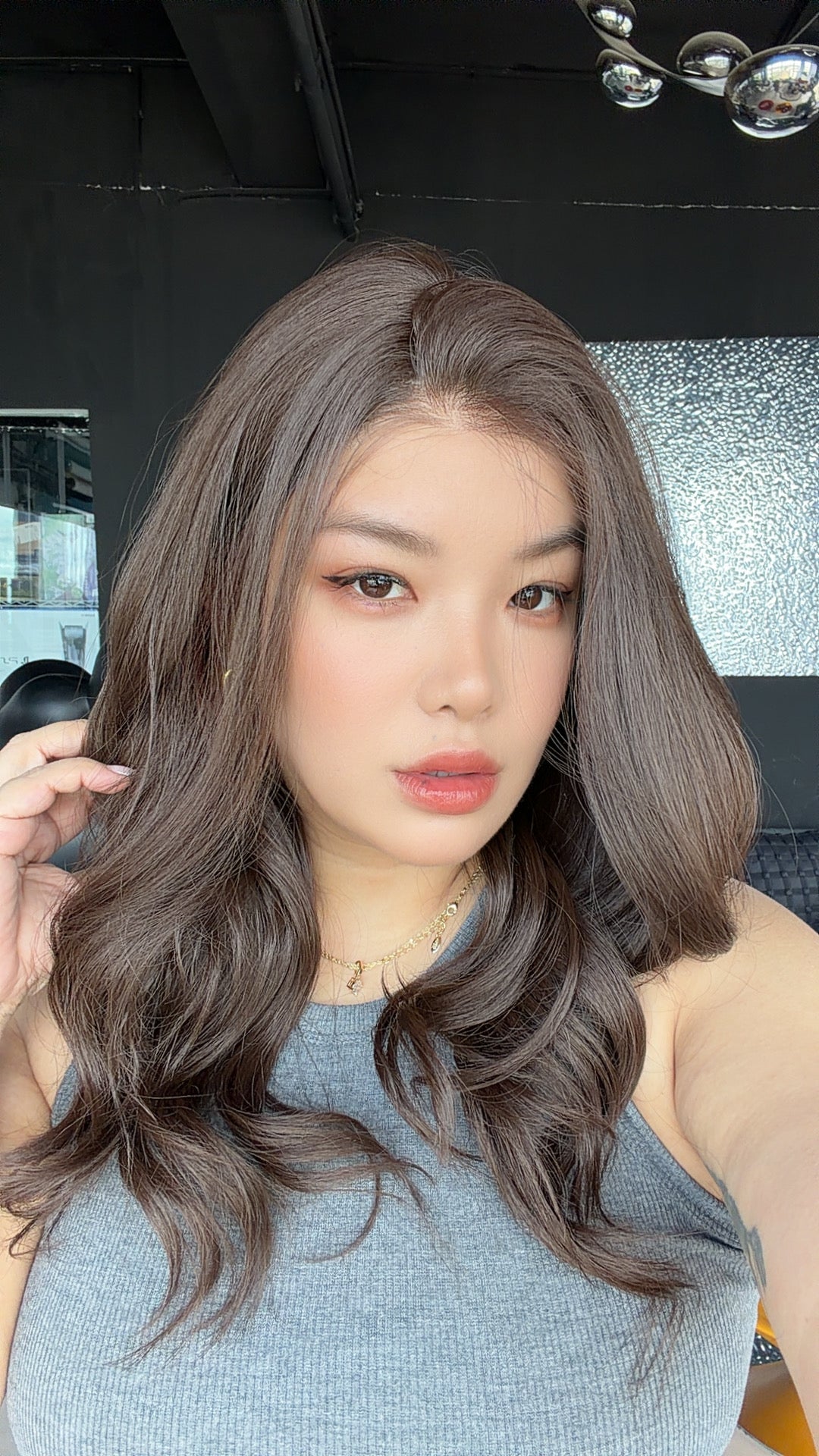 JBEXTENSION 22 Inches Brown Curly Pre-Cut 13X6 Free Part Snowflake Lace Frontlace Glueless Wig CLAIRE PRO - BROWN【BENDY EAR TABS】
