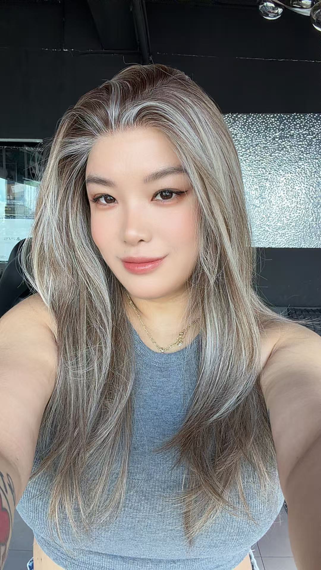 JBEXTENSION 22 Inches Camel Highlight Pre-Cut 13X6 Free Part Snowflake Lace Frontlace Glueless Wig KEL PRO - CAMEL HIGHLIGHT【BENDY EAR TABS】