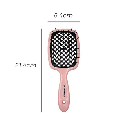 JBEXTENSION Detangling Brush for Pain-Free Brushing on All Wet or Dry Hair Types Durable Anti-Static Bristles, Lightweight Handle, Vented Hair Brush