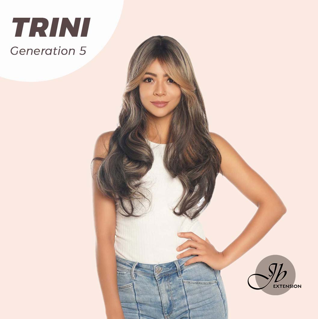 [FINAL SALE] JBEXTENSION GENERATION FIVE 24 Inches Dark Brown With Highlight Women Wig TRINI G5