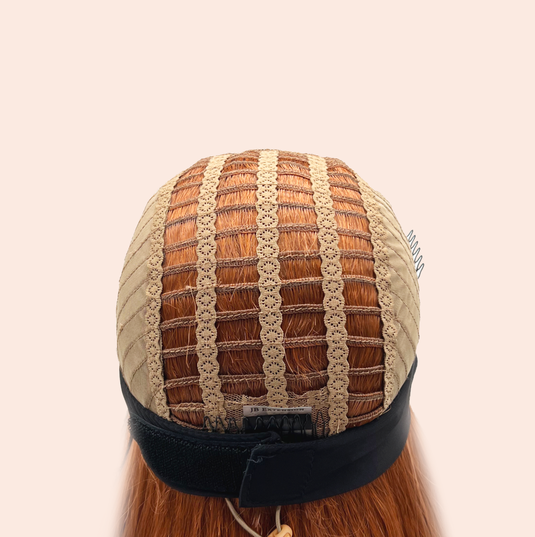 JBEXTENSION 26 Inches Copper Curly Fashion Headband Wig OLIVIA LIMITED EDITION