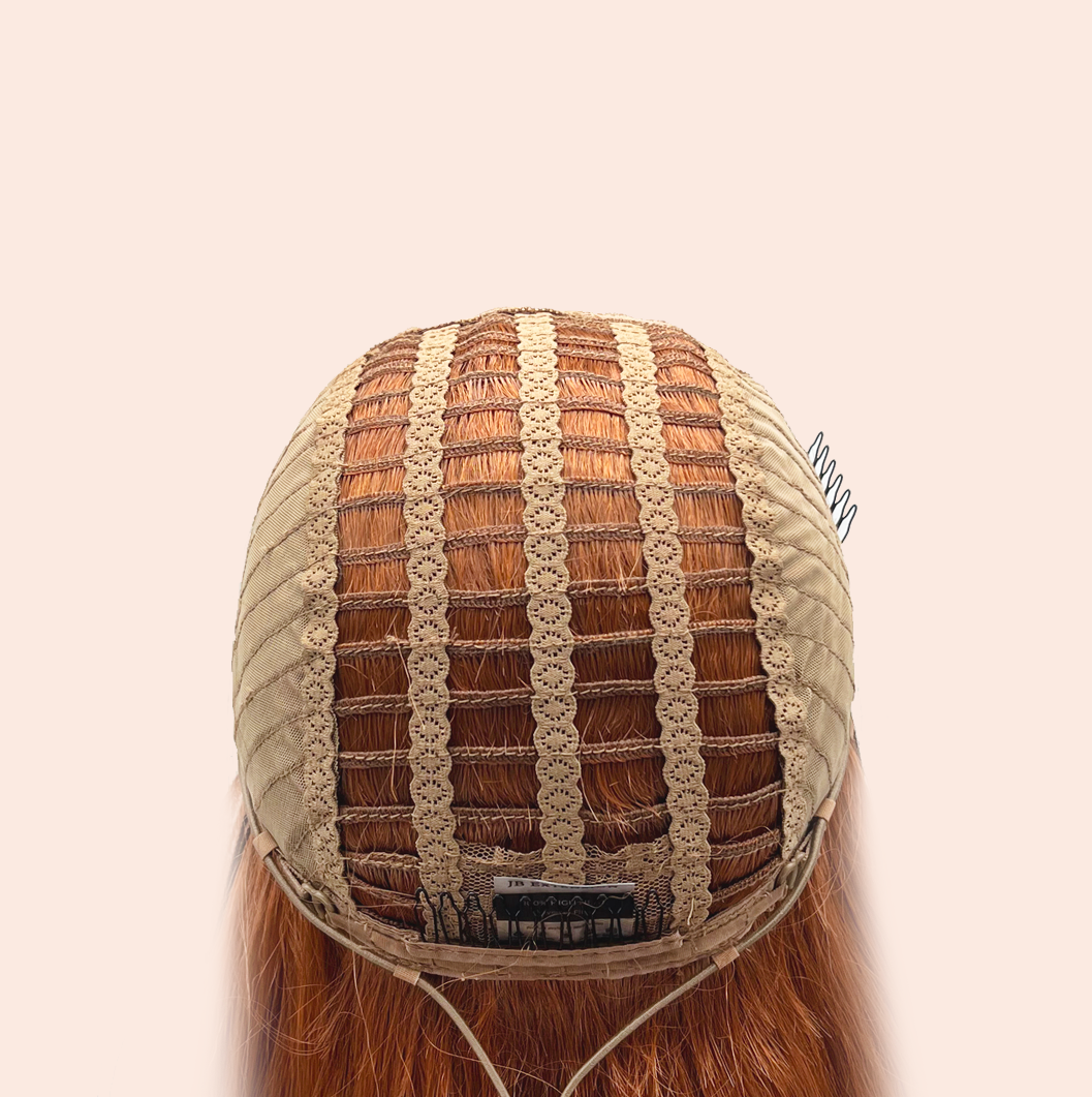 JBEXTENSION 26 Inches Copper Curly Fashion Headband Wig OLIVIA LIMITED EDITION