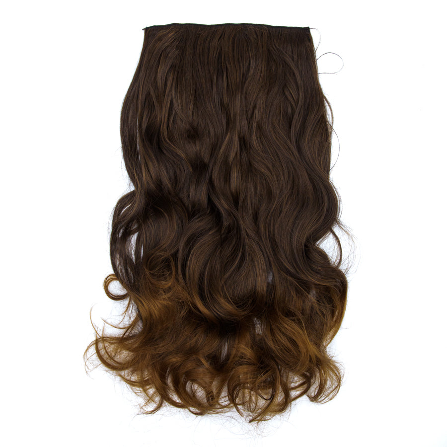 27" Hair Extensions Clip-in Curley 160g  NATURAL COLOUR