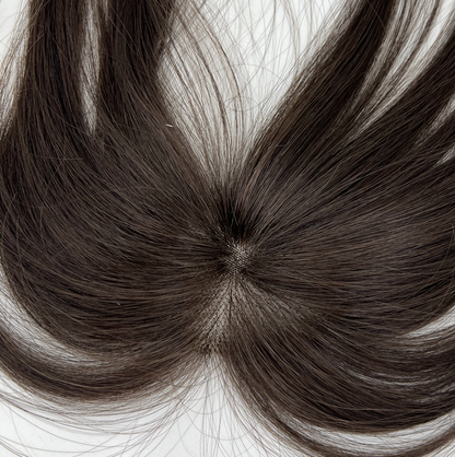 JBEXTENSION 10 Inches Topper Four Thousand Hand Tied Clip in Synthetic Fiber Topper Hair Piece Hair with Bangs for Women Clip in Top Crown Hair Clip on Toupee Hairpiece for Slight Hair Loss/Thinning Hair Topper 4000