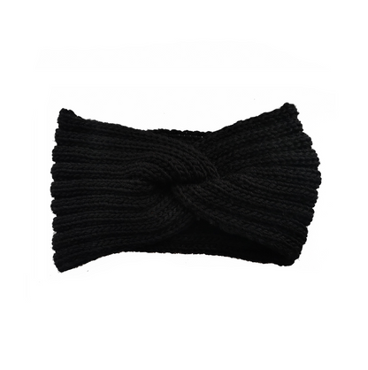 JBextension Simple Style Plain Color Hair Band with KnotDesign As Gift , Extra Wide Headbands for Women Non-Slip, Large Twist Knotted Stretchy Wraps Head Bands Hair Accessories