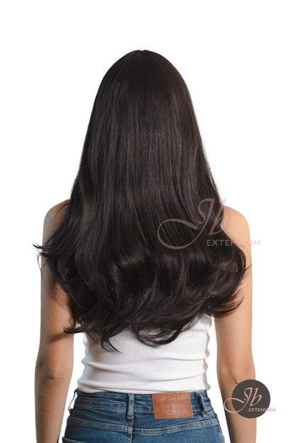 JBEXTENSION 26 Inches Soft Black Curly Wig MELANIE