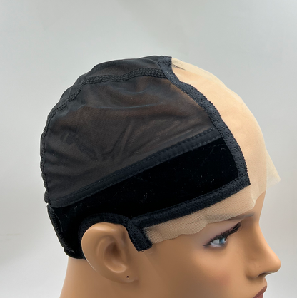 JBextension U Wig Grip Cap, Adjustable Ear-Cutouts Transparent Lace Front Wig Grip Cap for Glueless Wig Keeping Wigs in Place 1 Pcs