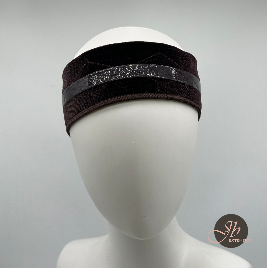 JBEXTENSION Wig Grip with Silicone Band for Female, Wig Grip Bands for Keeping Wigs in Place, Fully Adjustable Wig Grip, Secure Velvet Headband, Glueless Wig Grip Headband