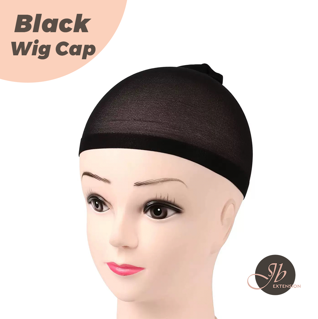 JBEXTENSION 1 Pieces Black Wig Cap, Wig Caps for Women Lace Front Wig Stocking Caps for Wigs Wig Cap Black Wig Cap 1 Pcs