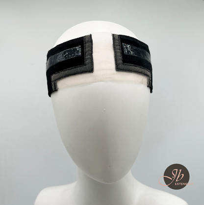 JBEXTENSION Lace Wigrip with Silicone Band, Premium Lace Wig Band for Women, Fully Adjustable Wig Grip, Reinforced Swiss Lace , Secure Velvet Headband, Glueless