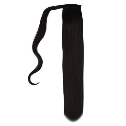 27" Ponytail Straight Clip-In Dark Colour