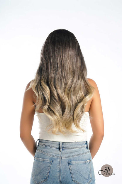 [FINAL SALE] JBEXTENSION 26 Inches Curly Mix Blonde Free Part Pre-Cut Frontlace Glueless Wig CHELSEY