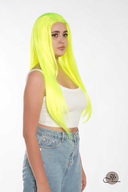 [FINAL SALE] JBEXTENSION 26 Inches Neon Color Frontlace Glueless Wig NEON (FREE PARTING)