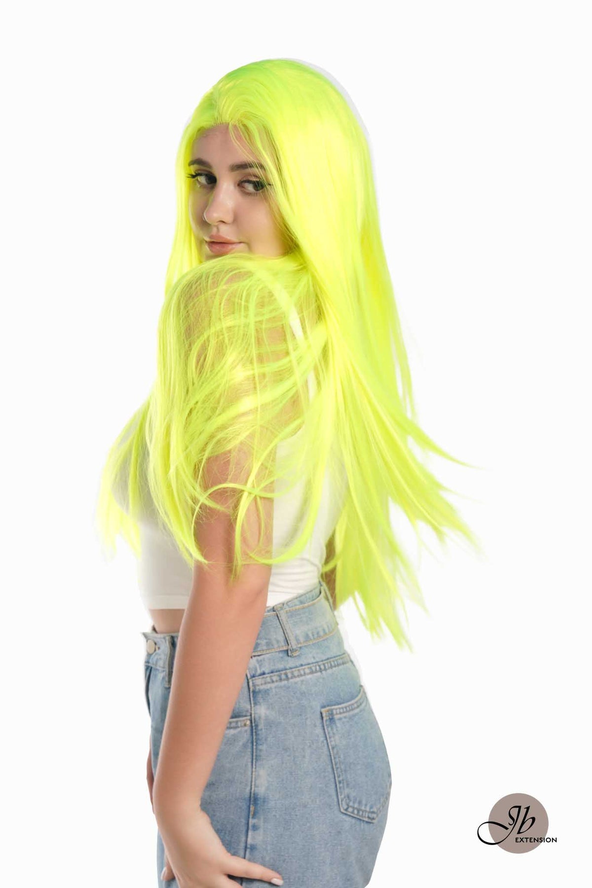 [FINAL SALE] JBEXTENSION 26 Inches Neon Color Frontlace Glueless Wig NEON (FREE PARTING)