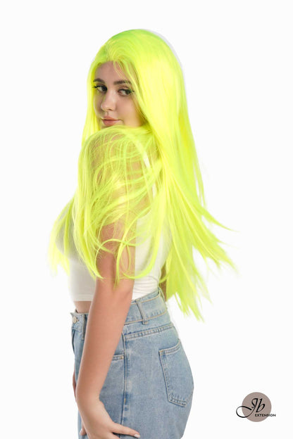 [FINAL SALE] JBEXTENSION 26 Inches Neon Color Frontlace Glueless Wig NEON (FREE PARTING)