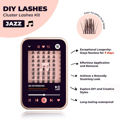 JBEXTENSION DIY EYELASHES KIT - JAZZ