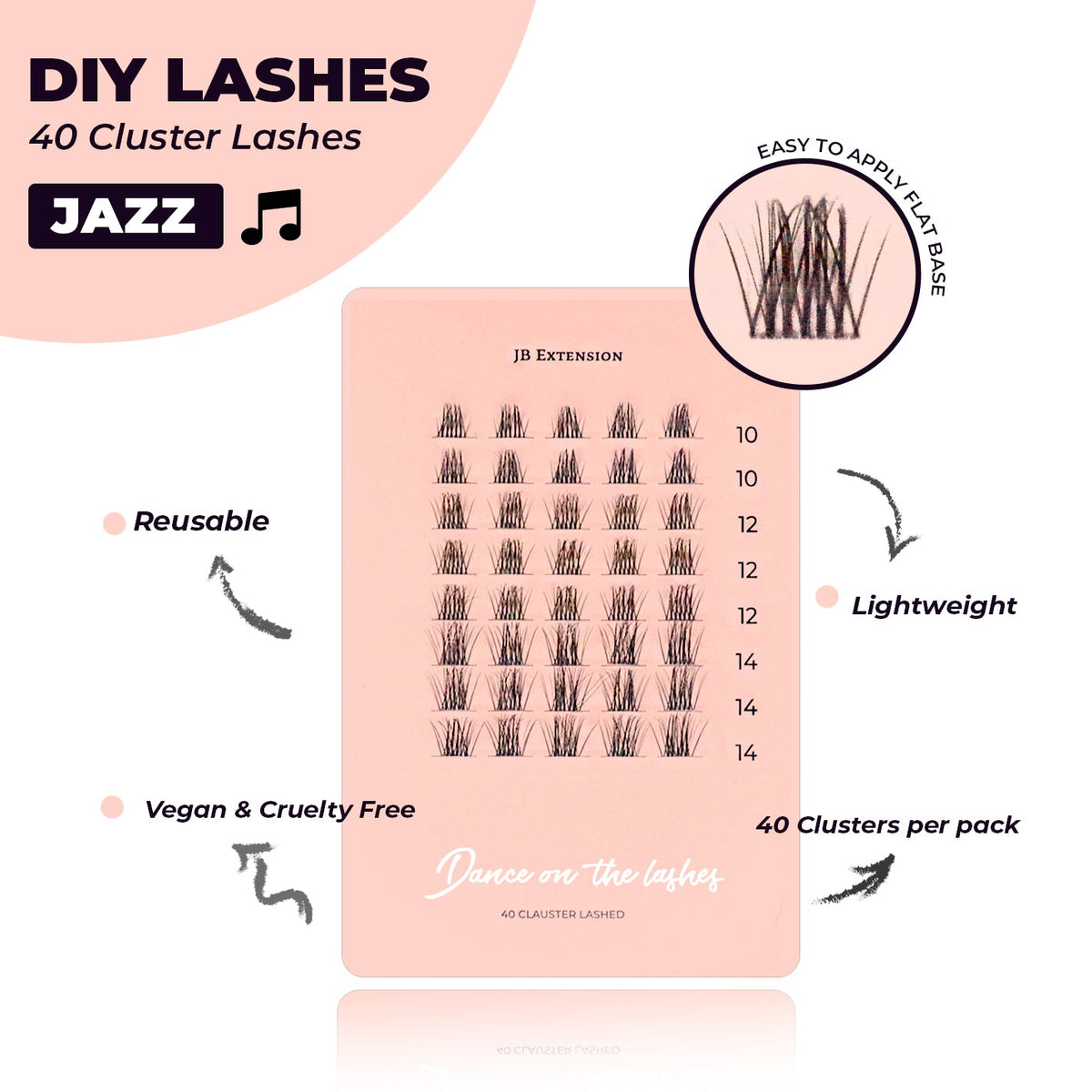 JBEXTENSION DIY EYELASHES KIT - JAZZ