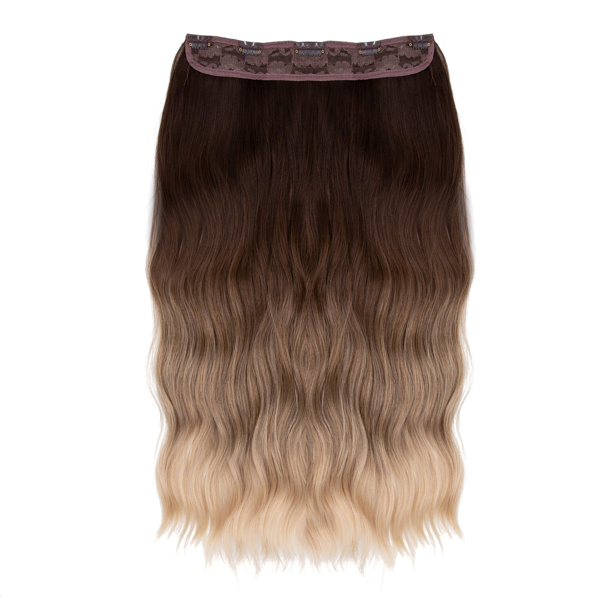 20" Hair Extensions Clip-in Body Wave 160g BALAYAGE BLONDE