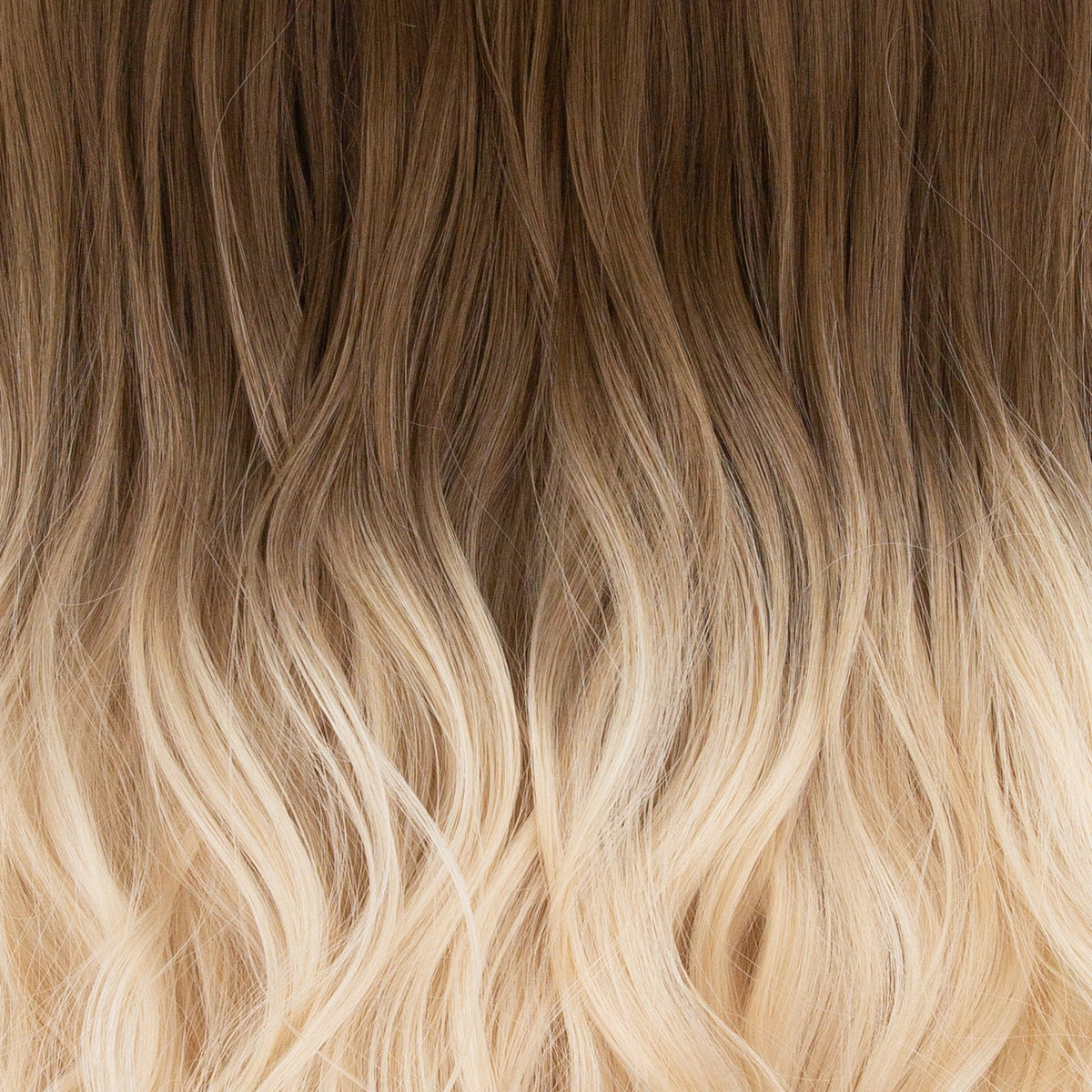 23" Ponytail Curly Clip-In BALAYAGE BLONDE