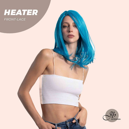 [FINAL SALE] JBEXTENSION 15 Inches Blue Straight Side Part Frontlace Wig HEATHER
