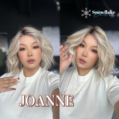 [PRE-ORDER] JBEXTENSION 11 Inches Mix Blonde Pre-Cut Side Part Snowflake Lace Frontlace Glueless Wig JOANNE【BENDY EAR TABS】