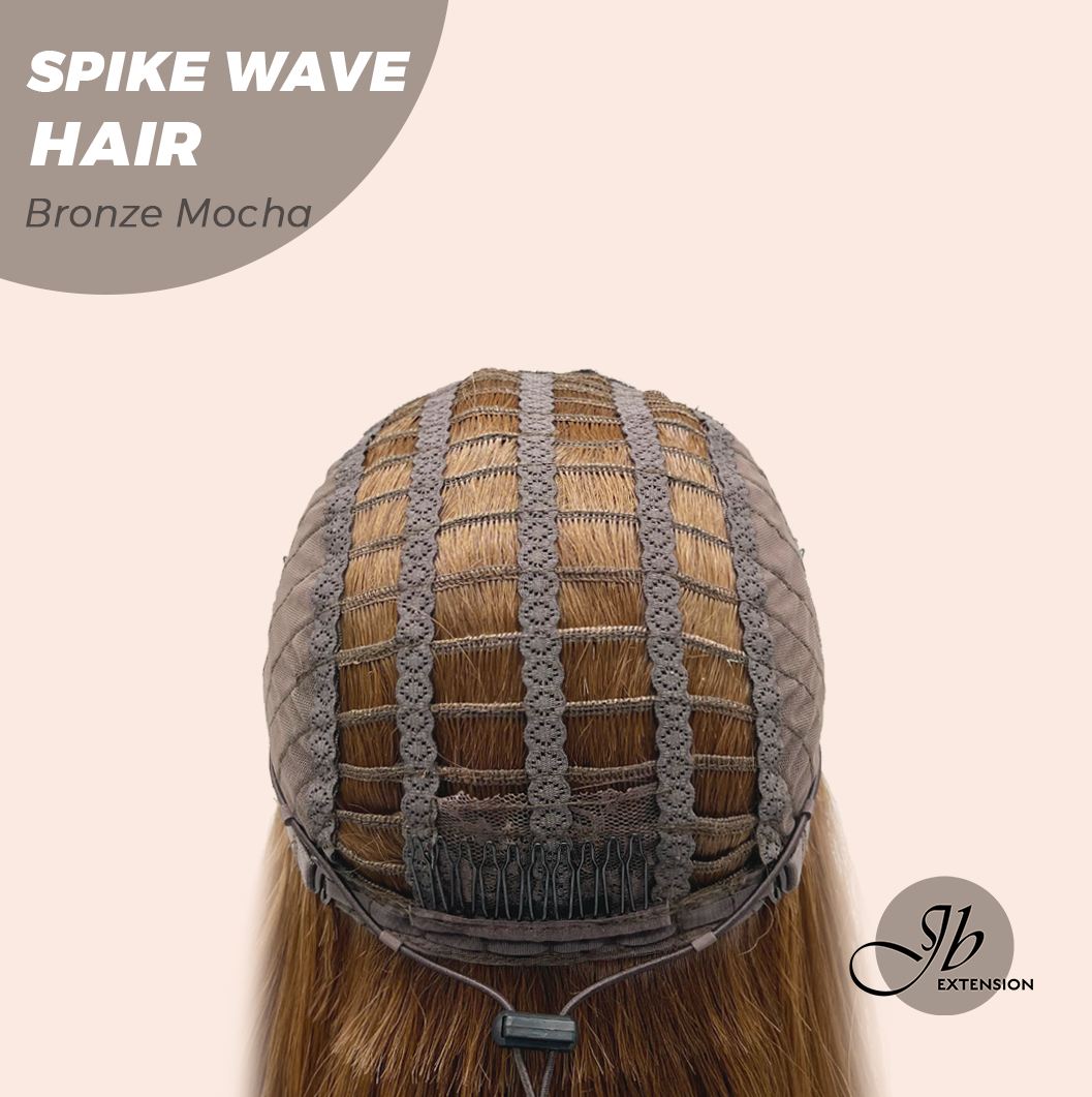 JBEXTENSION 24 Inches Long Wave Bronze Mocha Headband Wig SPIKE WAVE - BRONZE MOCHA