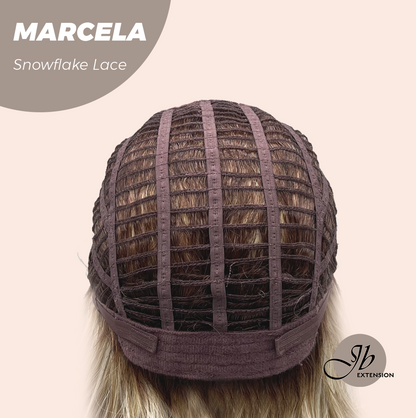 [PRE-ORDER] JBEXTENSION 15 Inches Blonde Pre-Cut Side Part Snowflake Lace Frontlace Glueless Wig MARCELA【BENDY EAR TABS】
