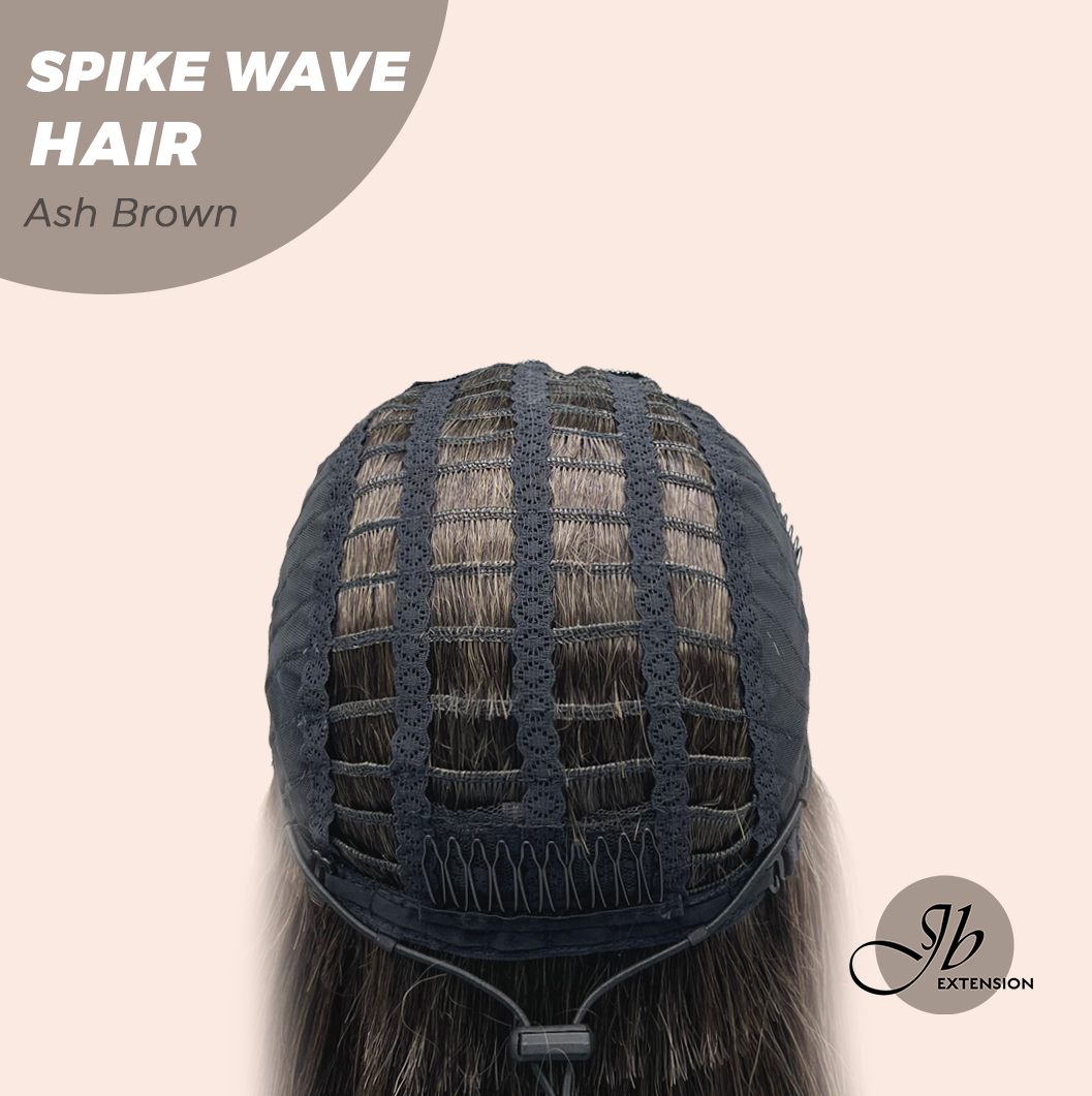 JBEXTENSION 24 Inches Long Wave Ash Brown Headband Wig SPIKE WAVE - ASH BROWN