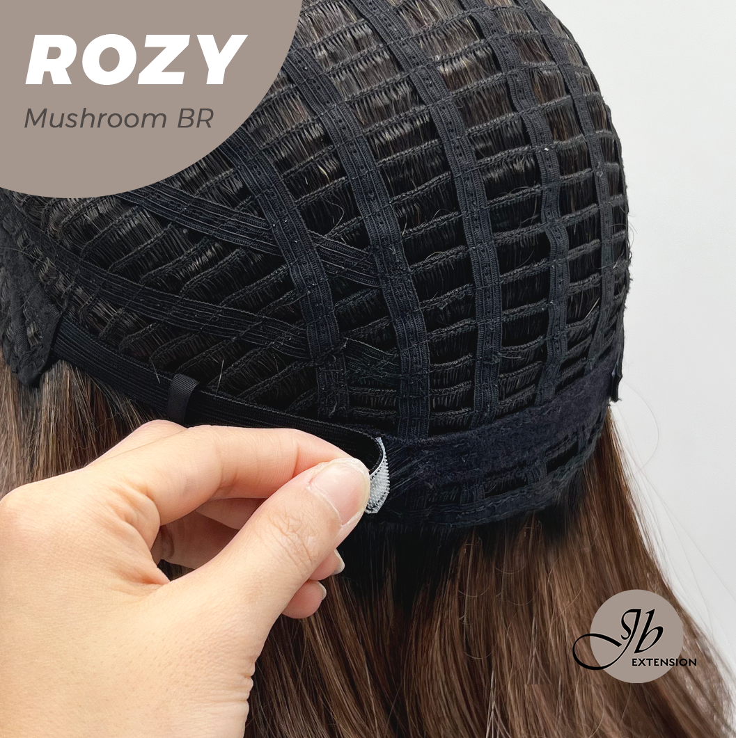 [FINAL SALE] JBEXTENSION 17 Inches Mushroom Brown Curly Women Fashion Full Machine Wig ROZY MUSHROOM BROWN【PLUS PERMATEASE】【BENDY EAR TABS】