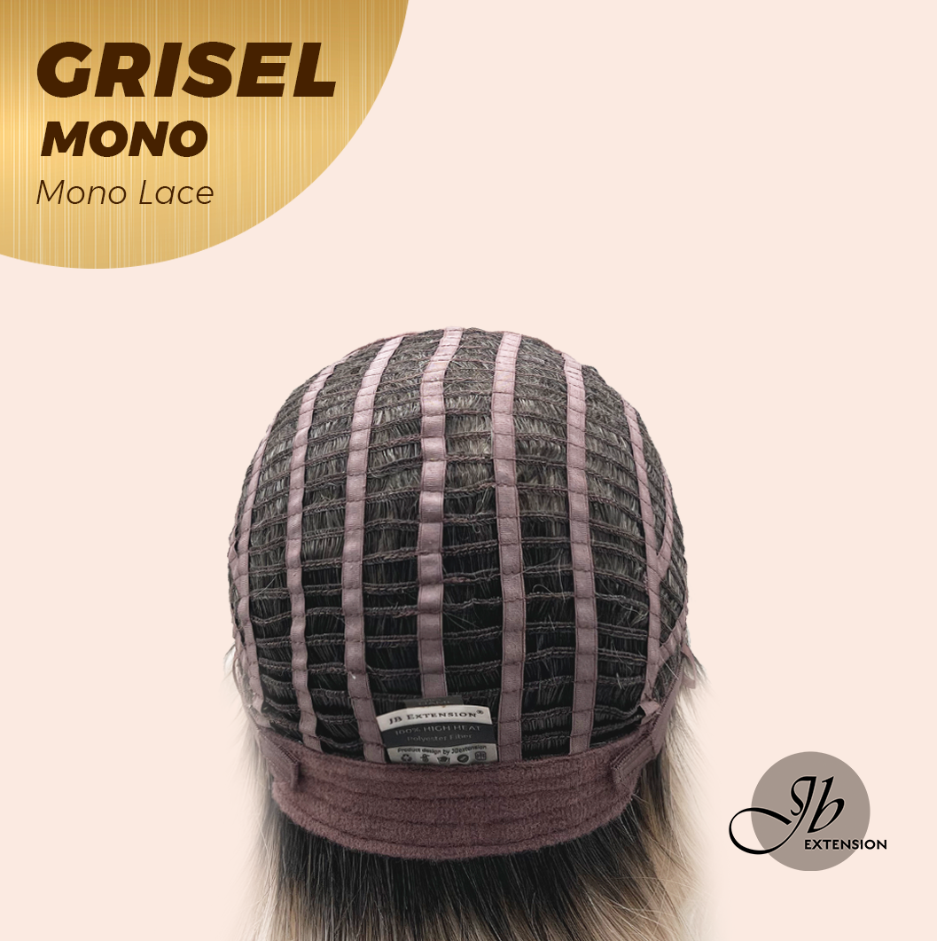 [FINAL SALE] JBEXTENSION GRISEL MONO Monofilament Handmade Wig 6X5 Full Monofilament Hand Tied Top Wig 13 Inches Platinum Blonde Mono Lace Wig With Anti-slip Silicone Strips Glueless Wig GRISEL MONO【BENDY EAR TABS】