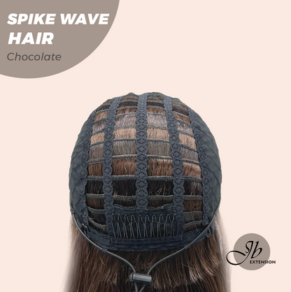 JBEXTENSION 24 Inches Long Wave Chocolate Headband Wig SPIKE WAVE - CHOCOLATE