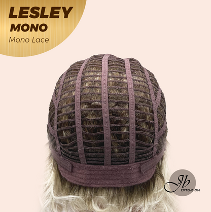 [FINAL SALE] JBEXTENSION LESLEY MONO Monofilament Handmade Wig 6X5 Full Monofilament Hand Tied Top Wig 10 Inches Silver Curly Mono Lace Wig With Anti-slip Silicone Strips Glueless Wig LESLEY MONO【BENDY EAR TABS】