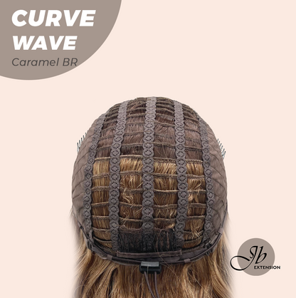JBEXTENSION 26 Inches Long Wave Caramel Brown Headband Wig CURVE WAVE - CARAMEL BROWN