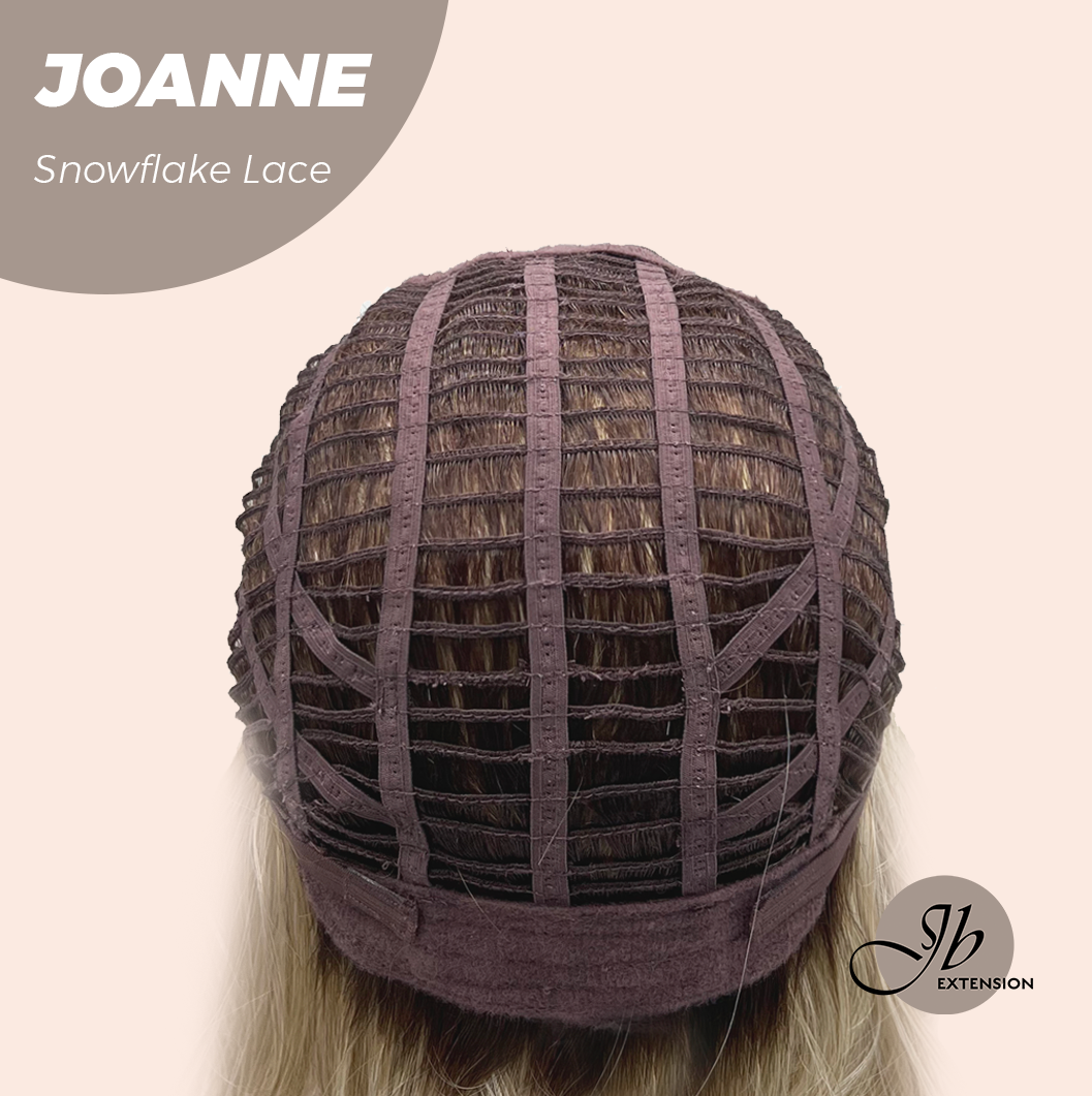 [PRE-ORDER] JBEXTENSION 11 Inches Mix Blonde Pre-Cut Side Part Snowflake Lace Frontlace Glueless Wig JOANNE【BENDY EAR TABS】