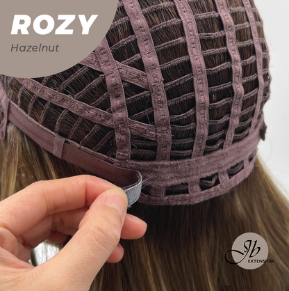 [FINAL SALE] JBEXTENSION 17 Inches Hazelnut Curly Women Fashion Full Machine Wig ROZY HAZELNUT【PLUS PERMATEASE】【BENDY EAR TABS】