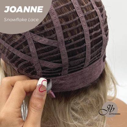 [PRE-ORDER] JBEXTENSION 11 Inches Mix Blonde Pre-Cut Side Part Snowflake Lace Frontlace Glueless Wig JOANNE【BENDY EAR TABS】
